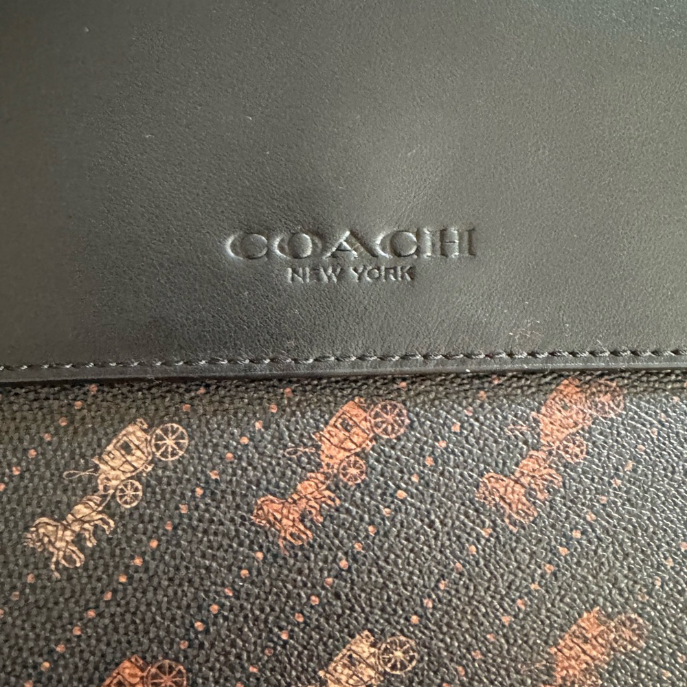 Coach Black and Brown Crossbody Bag - Picture 3 of 16